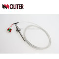 three wire pt100 pt1000 RTD sensor with npt thread standard temperature sensor